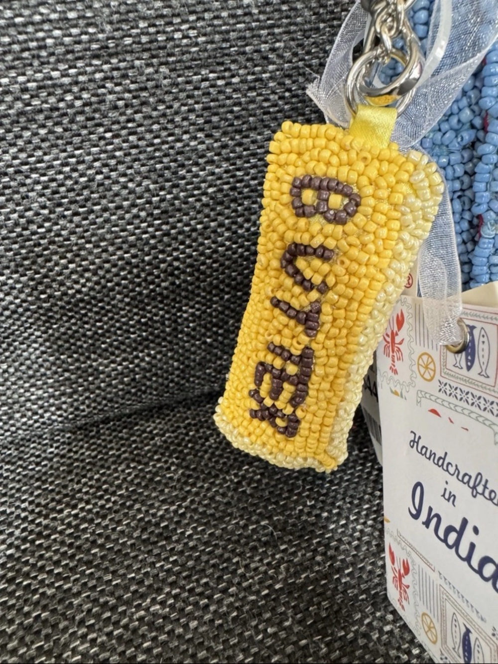 NWT Handmade Beaded Lobster Bag Butter Charm viral release India - Picture 3 of 8